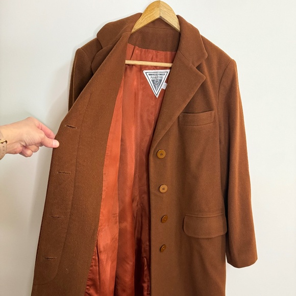 Vintage Marvin Richards wool & cashmere coat - size 8 - Made in USA - Picture 5 of 8